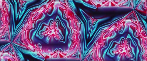 Abstract Neon Fluid Lines Digital Motion Background