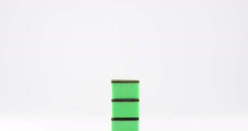 Close-up of cleaning sponge