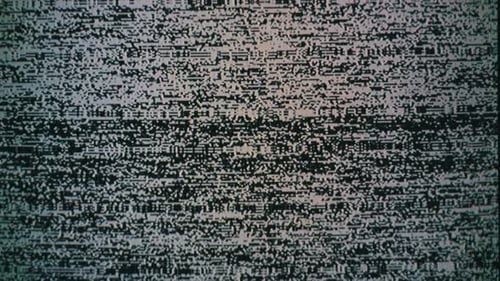 Real TV Noise of VHS Tape No Signal