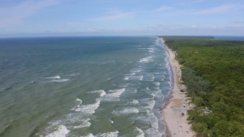 The beach of the Baltic Sea
