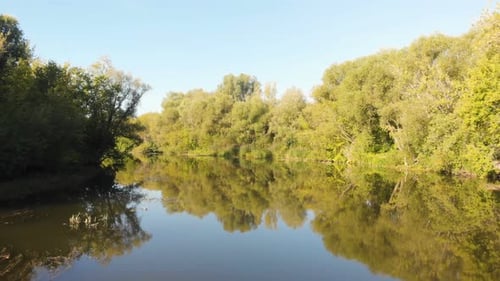 Early Morning Over The River