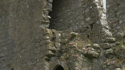 Castle Ruins Stone Archway Ancient Architecture