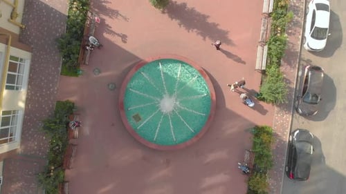 Park With Fountain