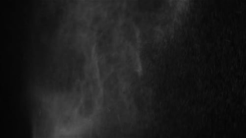 Water Mist Spray on Black Background