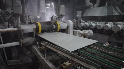 Automatic Line for the Production of Porcelain Tiles