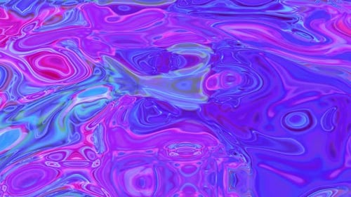 Fluid Abstract Psychedelic Liquid Loop Background
