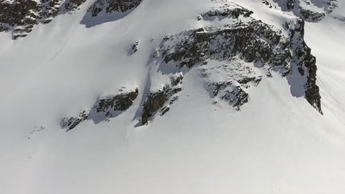 Pente de montagne mixte