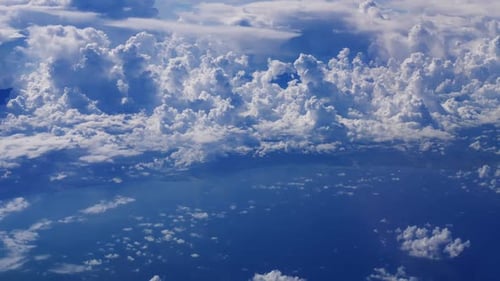 View From Flying Plane