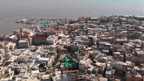 Vista de la antigua ciudad de Akko