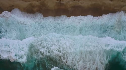Storm Texture Filmed on a Drone Alanya Turkey 4 K