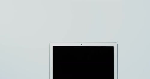 Nahaufnahme des Laptops