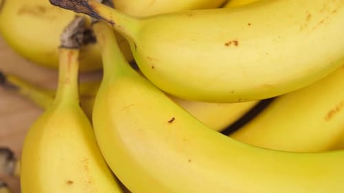 Delicious Bunch of Fresh Yellow Bananas