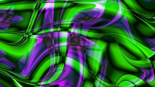 Green Purple Color Abstract Background Wave Animation