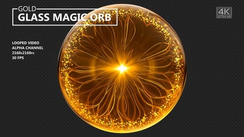 Goldene magische Kugel