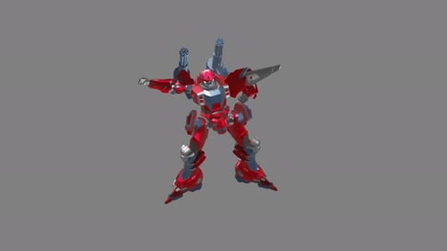 Mecha avec style Grab And Slam