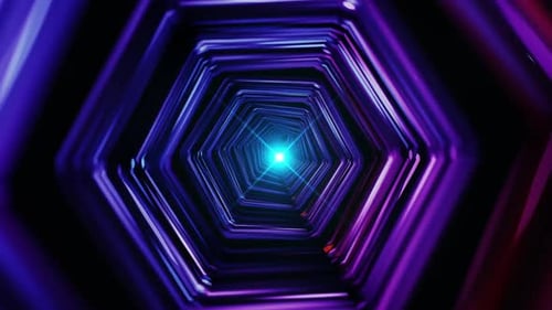 Colored Light Tunnel Loop