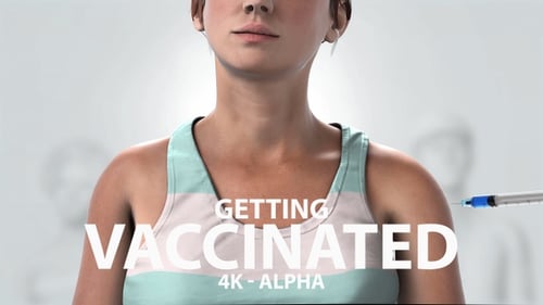 Taking Vaccine Shot 4K
