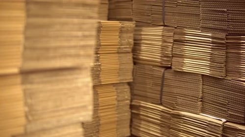 Boxes in Production or Warehouse
