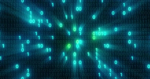 Flux de
données futuriste, flux numérique. Motif dynamique avec rayons de puissance et lumière.