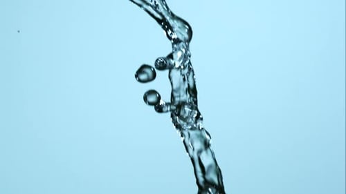 Water Pouring in Slow Motion