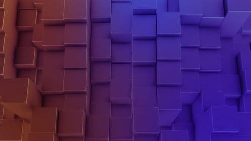 A Wall of Randomly Moving Metal Cubes