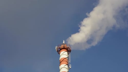 Smoke or Steam From the Chimney