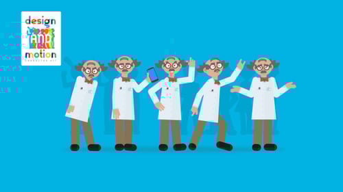 Cartoon Scientist Character Animation Loops and Actions Kit