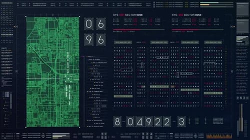 Futuristic Source Code Numbers 05