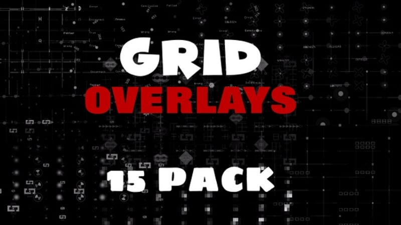 Grid Overlays Pack, Overlays Motion Graphics ft. technology overlay ...