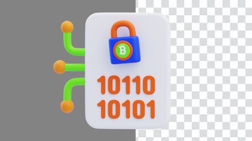 Animação 3D de dados criptografados garante privacidade segura | Alpha Channel