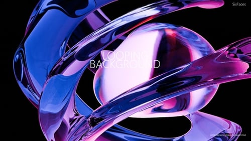 Loop de fundo abstrato colorido