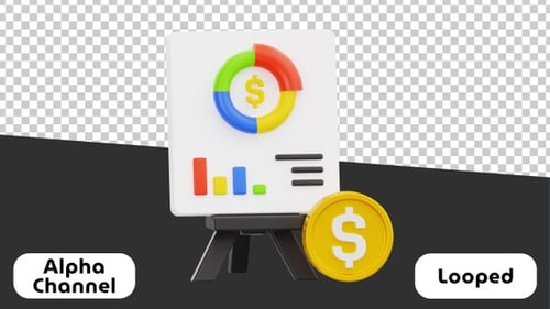 Financial Planning 3D Animation | Alpha Channel