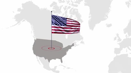American Loop Animation Flag