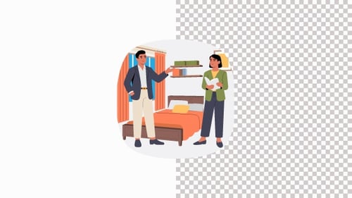 Animación del dormitorio secundario: Alpha Channel