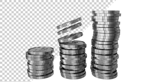 Tour à pièces en argent Lira V3