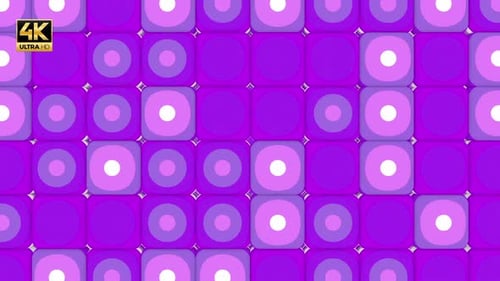 Pulsating Geometric Shapes Abstract Background Animation