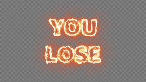 Burning Text Effect with Dynamic Fire Flames