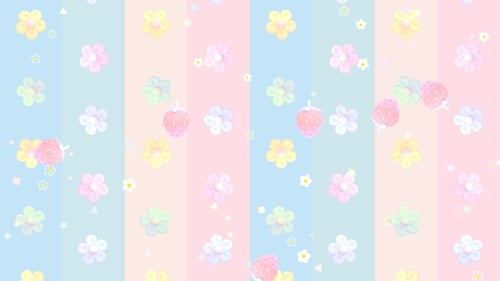Pastel Flowers Background