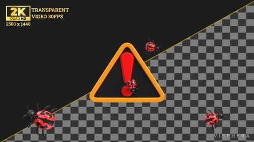 Bug Warning Alert Animation