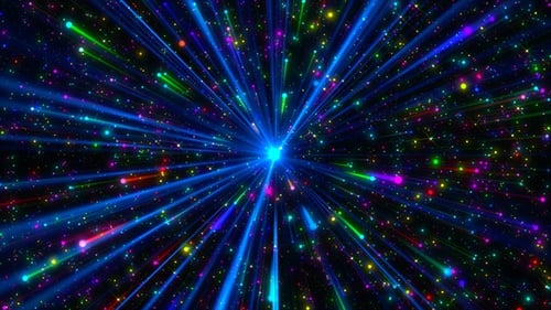 Neon Light VJ Dancing Tunnel Loop