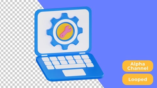 3D Animated Application Setting | Design and Development | Alpha Channel
