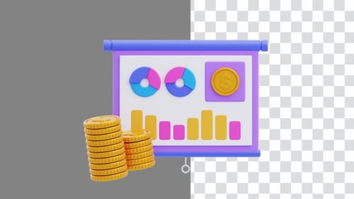 3D Animation of Planning Defines Strategy | Alpha Channel