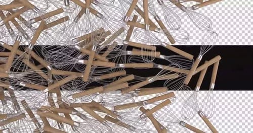 3d Whisk Transition Animation