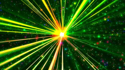 Rainbow VJ Lights Streaks SciFi Tunnel Loop V3