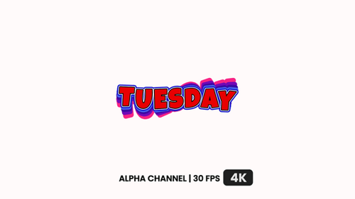 Tuesday Text Animation