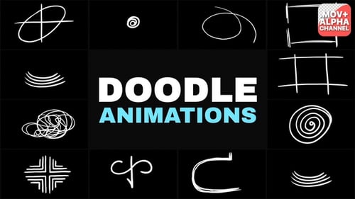 Animaciones abstractas de Sketchy Doodle | Motion Graphics