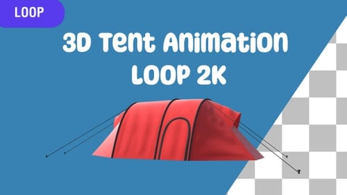 Tent Animation Alpha Loop v1
