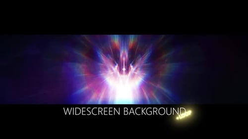 Abstract Prism Light Leak Widescreen Background Animation