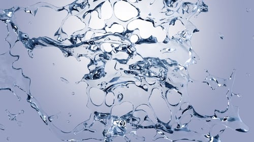 Dynamic Water Splash Element with Alpha for Fluid Transitions