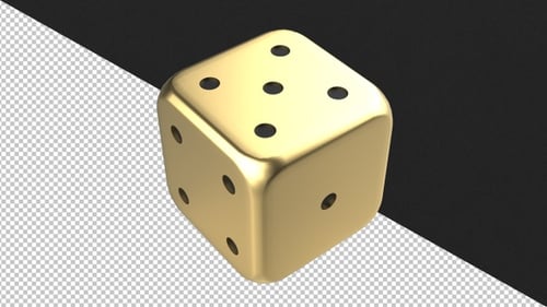Casino Dice Gold - 4K